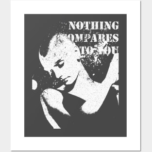 Sinead O'Connor - Vintage Stencil silhouette Posters and Art